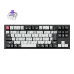 Keychron�b�L�[�N���� Q3 HE �}�O�l�b�g�X�C�b�`���� QMK ���C�����X �J�X�^���L�[�{�[�h�i���{��z�� �J�[�{���u���b�N�j Q3H-M1-JIS