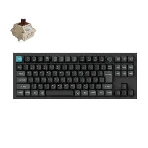 Keychron�b�L�[�N���� Q3 Ultra 8K ���C�����X�J�X�^�����J�j�J���L�[�{�[�h ���{��z��E���Ȉ󎚂Ȃ� Keychron Silk POM�X�C�b�` �����i�u���b�N�j Q3U-M3V-JIS