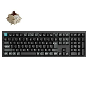 Keychron�b�L�[�N���� Q6 Ultra 8K ���C�����X�J�X�^�����J�j�J���L�[�{�[�h ���{��z��E���Ȉ󎚂Ȃ� Keychron Silk POM�X�C�b�` �����i�u���b�N�j Q6U-M3V-JIS