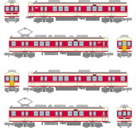 ［鉄道模型］トミーテック (N) 鉄道コレクション 神戸電鉄デ1350形（新塗装）4両セット