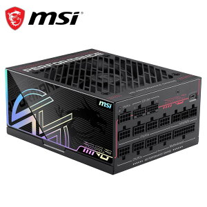 MSI�b�G���G�X�A�C MSI MPG Ai1300TS PCIE5 ATX 3.1�Ή� 80 PLUS�F�� TITANIUM �d�����j�b�g 1300W MPG-AI1300TS-PCIE5