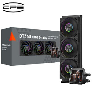 CPS�b�V�[�s�[�G�X 360mm���W�G�[�^�[ IPS�f�B�X�v���C���� �����\����N�[���[�i�u���b�N�j DT360-ARGB-BK