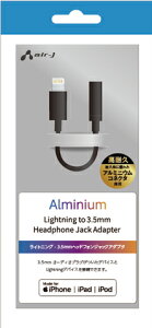 �G�A�[�W�F�C MFI���C�g�j���O��3.5mm�w�b�h�z���W���b�N�ϊ��P�[�u���i�u���b�N�j HAL-GP5BK air-J