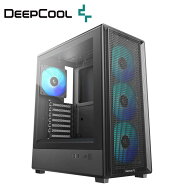 DeepCool｜ディープクール ATX/Micro-ATX/Mini-ITX対応 ミドルタワーPCケース CC550 4F（ブラック） R-CC…