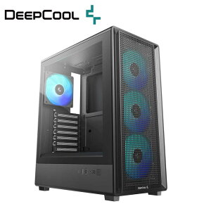 DeepCool�b�f�B�[�v�N�[�� ATX/Micro-ATX/Mini-ITX�Ή� �~�h���^���[PC�P�[�X CC550 4F�i�u���b�N�j R-CC550BKANA4-G