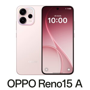 OPPO�i�I�b�|�j OPPO Reno15 A�i12GB/256GB�j - �A�t�^�[�O���E�s���N�iSIM�t���[�Łj CPH2801PK