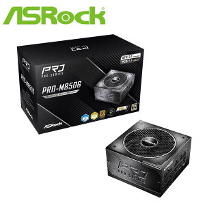 ASRock�b�A�X���b�N ATX 3.1���� �d�����j�b�g 850W �i�u���b�N�j PRO-M850G