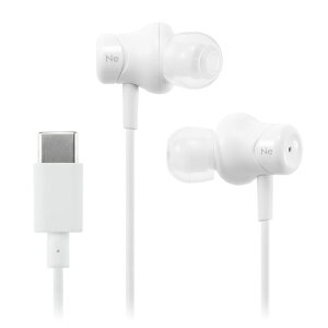 ���f�B�E�X �_�C�i�~�b�N���^�J�i���C���z���i�z���C�g�j HP-NE30CW Hi-Res Wired Earphones with USB-C New ear Series HP-NE30C