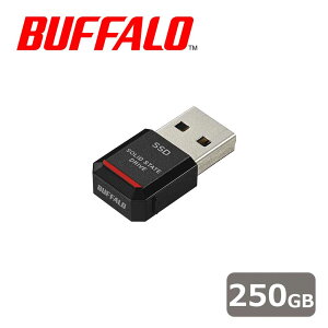 obt@[bBUFFALO USB3.2(Gen1) TV^Ή ^SSD 250GB PS5/PS4mFς SSD-PST250U3-BA