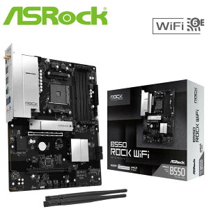 ASRock�b�A�X���b�N ASRock B550 Rock WiFi �}�U�[�{�[�h�i�u���b�N�j B550-ROCK-WIFI