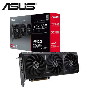 ASUS�b�G�C�X�[�X ASUS Radeon RX 9070 GRE �g���v���t�@������ �I�[�o�[�N���b�N�O���t�B�b�N�{�[�h PRIME-RX9070GRE-O12G-EVO