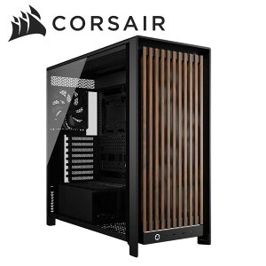 CORSAIR�b�R���Z�A �~�h���^���[�^PC�P�[�X FRAME 5000D WOOD RS Performance Mid-Tower�iBlack/Walnut�j CC-9011353-WW