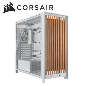 CORSAIR�b�R���Z�A �~�h���^���[�^PC�P�[�X FRAME 5000D WOOD RS Performance Mid-Tower�iWhite/Oak�j CC-9011354-WW