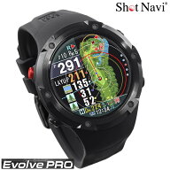 ショットナビ GPSゴルフナビ Shot Navi Evolve PRO（エボルブプロ　ブラック×レッド） EVOLVE-PRO-EXR …