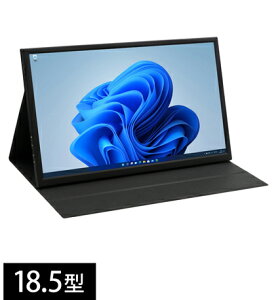 ITPROTECHbACeBvebN oCtfBXvC(18.5^/IPS/FullHD 1920×1080/60Hz/miniHDMI/USB TYPE-CEmicroUSB-D-Sub/VESA)(ubN) LCD18HCR-IPS