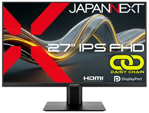 JAPANNEXT�b�W���p���l�N�X�g �t���f�B�X�v���C(27�^/IPS(AHVA)/FullHD 1920×1080/100Hz/4ms)(�u���b�N) JN-IPS27F-D