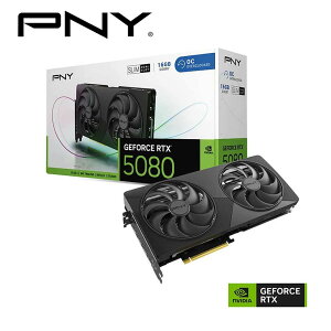 PNY�b�s�[�G�k���C PNY GeForce RTX 5080 16GB OC SLIM �O���t�B�b�N�{�[�h VCG508016DFSXPB1-O