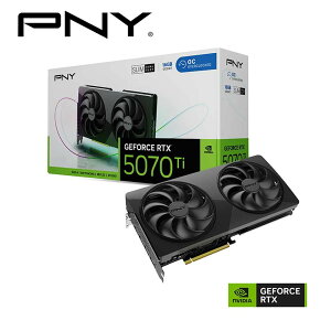 PNY�b�s�[�G�k���C PNY GeForce RTX 5070 Ti 16GB OC SLIM �O���t�B�b�N�{�[�h VCG5070T16DFSXPB1-O