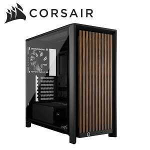 CORSAIR�b�R���Z�A �~�h���^���[�^PC�P�[�X FRAME 4000D WOOD RS Modular Mid-Tower�i�u���b�N/�E�H���i�b�g�j CC-9011340-WW