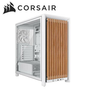 CORSAIR�b�R���Z�A �~�h���^���[�^PC�P�[�X FRAME 4000D WOOD RS Modular Mid-Tower�i�z���C�g/�I�[�N�j CC-9011341-WW