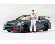 MINI-GT 1/64 Nissan GT-R NISMO 2024 筑波サーキット市販車最速ラップ記録車 松田次生コレクション w/ …