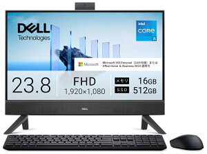 DELL�b�f�� ��̌^�f�X�N�g�b�v�p�\�R�� Dell 24 EC24250�i23.8�^/Core i5 1334U/������ 16GB/SSD 512GB/DVD/Office�j(�_�[�N�V���h�E�O���[) AD47-GHM3BJ