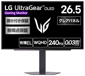 LG�G���N�g���j�N�X�b�G���W�[ �Q�[�~���O�t���f�B�X�v���C(26.5�^/�L�@EL/WQHD 2560×1440/240Hz/0.03ms)(�u���b�N) LG UltraGear 27GX704A-BAJP