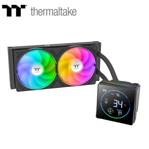Thermaltake�b�T�[�}���e�C�N �����̌^CPU�N�[���[ TH240-S V3 ARGB Sync/All-In-One Liquid Cooler System�i�u���b�N�j CL-W469-PL12SW-A