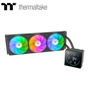 Thermaltake�b�T�[�}���e�C�N �����̌^CPU�N�[���[ TH360-S V3 ARGB Sync/All-In-One Liquid Cooler System�i�u���b�N�j CL-W470-PL12SW-A