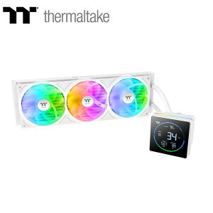 Thermaltake�b�T�[�}���e�C�N �����̌^CPU�N�[���[ TH360-S V3 ARGB Sync Snow Edition/All-In-One Liquid Cooler System�i�z���C�g�j CL-W472-PL12SW-A