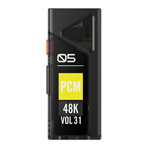 HiBy �|�[�^�u��USB-DAC/�A���v�i�u���b�N�j�sFC5 with Display�t FC5WITHDISPLAYBLACK HiBy Music