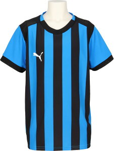 �v�[�} TEAMLIGA �X�g���C�v �Q�[���V���c JR�iElectro Royal-PUMA Black�E�T�C�Y�F160�j PJ-707345-12-160
