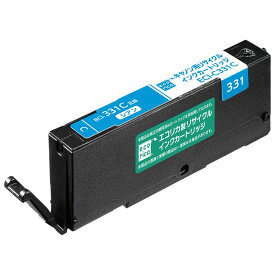エコリカ ［キヤノン BCI-331C 互換］リサイクルインクカートリッジ（シアン/染料） ecorica ECI-C331C
