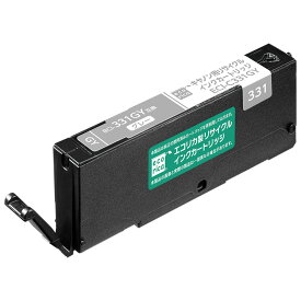 エコリカ ［キヤノン BCI-331GY 互換］リサイクルインクカートリッジ（グレー/染料） ecorica ECI-C331GY