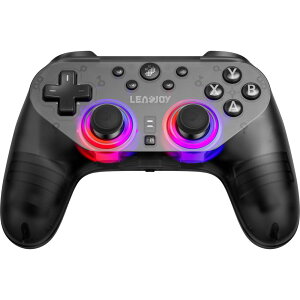 LEADJOY�b���[�h�W���C �L���E���� �Q�[���R���g���[���[ SABER PLUS (JS13 PRO TMR�X�e�B�b�N WindowsPC Switch iOS Android �u���b�N) SABER-PLUS-BK