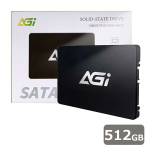 AGIbG[W[AC AGI AI238 2.5C` SATA III SSD 512GB Ǎ550MB/sE490MB/s QLC [J[3Nۏ PS4Ή AGI500GIMAI238