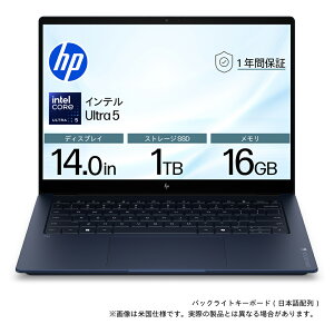 HP�b�G�C�`�s�[ �m�[�g�p�\�R�� HP OmniBook X 14 (14�^/Windows11/Core Ultra 5 325U/������ 16GB/SSD 1TB/OLED)�~�b�h�i�C�g�u���[ HP OmniBook X 14-ka0000TU �V���[�Y D9VP1PA-AAAA