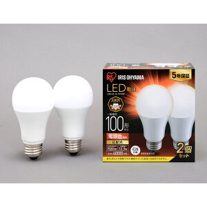 �A�C���X�I�[���} LED�d�� ��ʓd���` 100W�`����/1520lm(�d���F����)�y2�Z�b�g�z LDA12L-G-10T62P IRIS OHYAMA [LDA12LG10T62P]