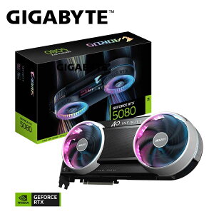 GIGABYTE�b�M�K�o�C�g GIGABYTE AORUS GeForce RTX 5080 INFINITY 16G �O���t�B�b�N�{�[�h GV-N5080AORUS IF-16GD