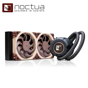 Noctua�b�m�N�`���A ��̌^����CPU�N�[���[ �uNL-LC1�v�V���[�Y 240mm�t�@���i�u���E���j NL-LC1-24