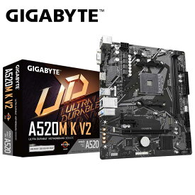 GIGABYTE｜ギガバイト GIGABYTE A520M K V2 (rev. 1.1) / MicroATX 対応マザーボード GIGABYTE A520M K V2