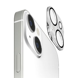 PGA iPhone15（6.1inch/2眼）/15 Plus（6.7inch/2眼）用 カメラフルプロテクター（ゴリラ/クリア） PG-23ACLG03CL
