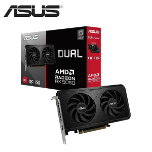 ASUS�b�G�C�X�[�X ASUS Radeon RX 9050 �f���A���t�@������ �I�[�o�[�N���b�N �O���t�B�b�N�{�[�h DUAL-RX9050-O8G