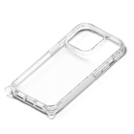 PGA iPhone15 Pro（6.1inch/3眼）用 クリアタフケース（クリア） PG-23BPT04CL