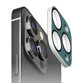 PGA iPhone15 Pro（6.1inch/3眼）/15 Pro Max（6.7inch/3眼）用 カメラフルプロテクター（PVCレザー/ブルー） PG-23BCLG19BL