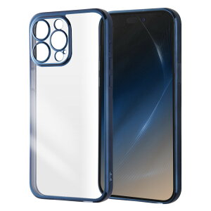 ���C�A�E�g iPhone15 Pro Max�i6.7inch/3��j�p TPU�\�t�g�P�[�X META Perfect�i�u���[�j RT-P44PFC2/AM