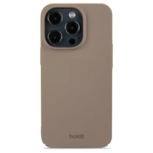 Holdit�i�z�[���f�B�b�g�j iPhone15 Pro�i6.1inch/3��j�p ���^ Slim Case �n�[�h�P�[�X�iMocha Brown�j 15957