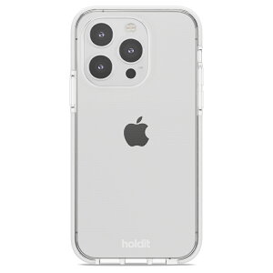 Holdit�i�z�[���f�B�b�g�j iPhone15 Pro�i6.1inch/3��j�p Seethru �ϏՌ��N���A�P�[�X�iWhite�j 15967