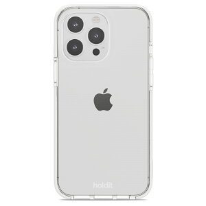 Holdit�i�z�[���f�B�b�g�j iPhone15 Pro Max�i6.7inch/3��j�p Seethru �ϏՌ��N���A�P�[�X�iWhite�j 15969