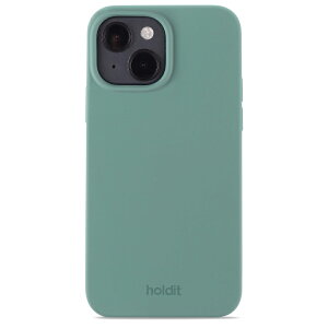 Holdit�i�z�[���f�B�b�g�j iPhone15�i6.1inch/2��j�p �\�t�g�^�b�`�V���R�[���P�[�X�iMoss Green�j 15975